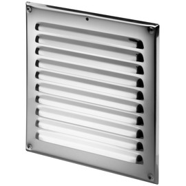 Stainless Steel Air Vent Grille 295mm x 295mm Metal Ventilation Cover 12" x 12 inch