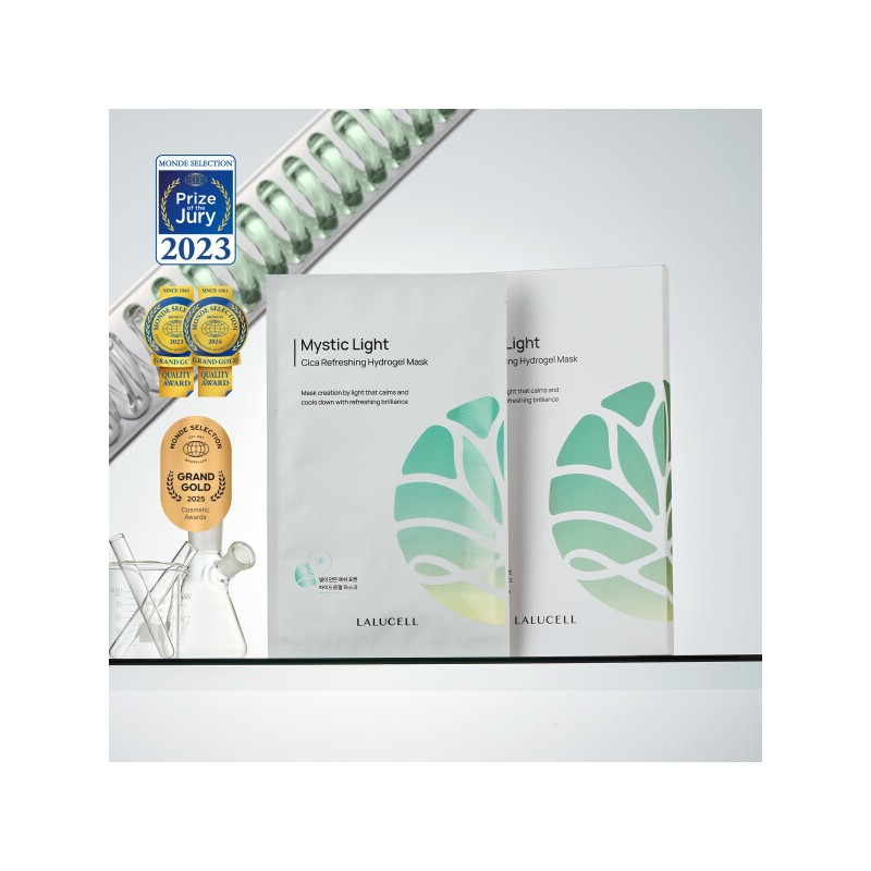 Mystic Light Cica Refreshing Hydrogel Mask 5 sheets / 미스틱