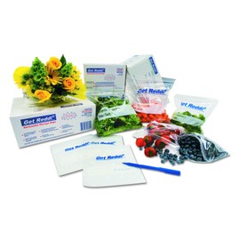 Inteplast Group PB080315 Get Reddi Food & Poly Bag, 8 x 3 x 15, 4.5-Quart, 0.68 Mil, Clear (Case of 1000)