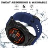 Compatible with Garmin Fenix 8-51mm/Fenix 7X/6X/5X/3/3HR, 26mm Wear-Resistant Nylon Band