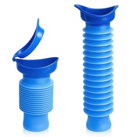 2 Pcs Urinal Bottle Portable Travel Urinal 750ml Shrinkable Urinal Collapsible Pee Bottle for Camping Car Travel Traffic Jam and Queuing Truck Drivers,Mobility Aid,Urine Bottles Male