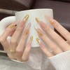 KINNO 10 Sheets Imitation Gold Leaf for Handmade Gold Leaf,