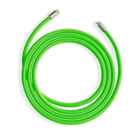 Mogold Weighted Jump Ropes - 1LB 2LB Ropes Cables- Replacement Ropes Cords- PVC Coated Steel Wire Ropes (2LB Green, S - 8’0” (User Height 4’9” - 5’3”))