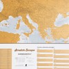 Scratch Off Europe Edition Poster – Most Detailed Cartography -