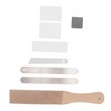 Leather Stropping Kit Complete Tools Double Sided Leather Paddle Honing