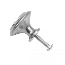 AvoDovA 12PCS Round Cabinet Knobs, Cabinet Hardware Knob, Stainless Steel Brushed Nickel Round Drawer Pull Handle with Screw for Kitchen Bathroom Bedroom Drawer Door Cupboard Wardrobe