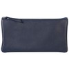Clairefontaine - Ref 410167C - Coloured Leather Flat Pencil Case