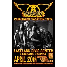 AEROSMITH REPLICA 1988 CONCERT POSTER