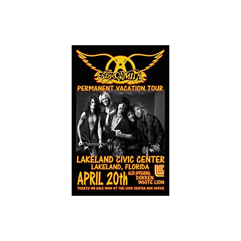 AEROSMITH REPLICA 1988 CONCERT POSTER