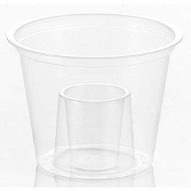 We Can Source It Ltd – 190ml Clear Plastic Jagerbomb Shot Glasses – Strong and Reusable Party Shot Glasses – 25ml CE Shot with 60ml Chaser – Disposable and Recyclable – 250 Pack