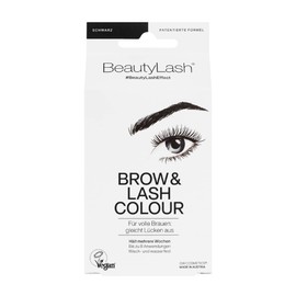 BeautyLash Brow & Lash Colour - Balances Gaps for Full Brows and Intense Black Eyelashes - Vegan, Smudge-proof and Waterproof - Lasts up to 6 Weeks - 7 ml