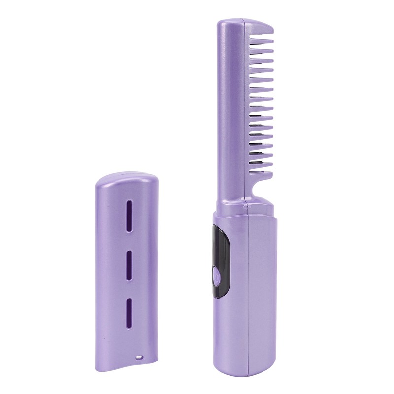 Wireless Hair Straightening Comb Compact USB Charging Portable Hair Straightener