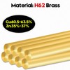YIEMI Brass Rods，3/4" Dia 8" Length Brass Solid Round Rod