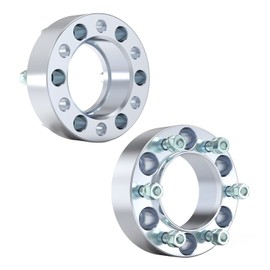 KAX 6x5.5 Wheel Spacers 2 inch, Hub Centric Wheel Spacers with M12x1.5 Studs 106mm Hub Bore,2Pcs Spacers fit for Tacoma, 4Runner, FJ Cru-iser, Tundra, GX460, Sequoia, GX470