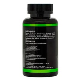 Pack 2 Bitol Vit C D Zinc, Selenio, Cúrcuma Y Jengibre  Immune Support Supplement with Vitamin C, D, Zinc, Selenium, Turmeric  Ginger                 