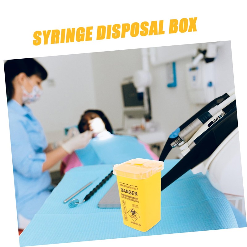 Healeved Travel Container Disposal Buckets Needles Disposal Containers Pp Material