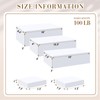 Leinuosen 5 Pcs Large Buffet Risers Set Rectangle Acrylic Display