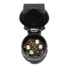 Wiltec Trailer Adaptor 13 to 7 Pin 12 V, Plastic