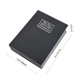 Book Safe with Combination Lock, Dictionary Diversion Book Safe, Book Dictionary Lock Box, Portable Book Safe, Ideal for Storing Money