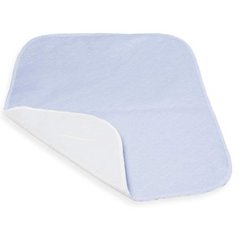 ComfortCare Eco Blue, Washable Incontinence Pad, 100% Waterproof Bed Protector Sheet, 60 x 60 cm