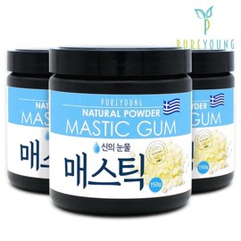Pureyoung 매스틱 분말 150g+150g+150g Mastic Powder 150g+150g+150g
