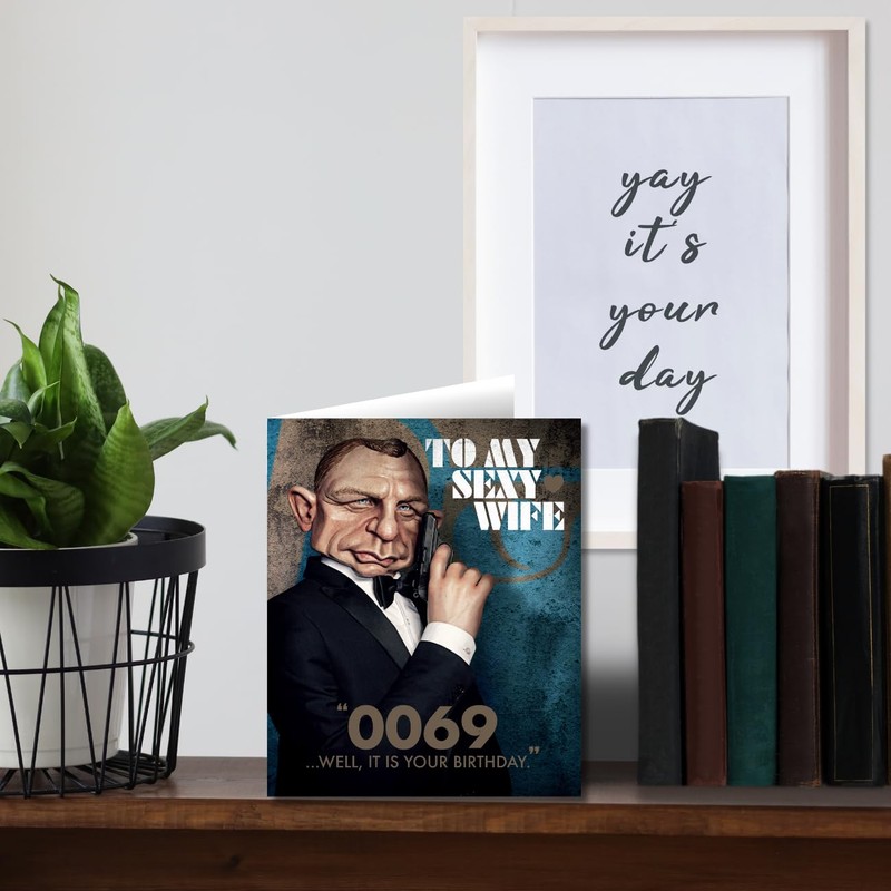 Spitting Image, Wife Birthday Card, Birthday Card Wife, Funny Birthday