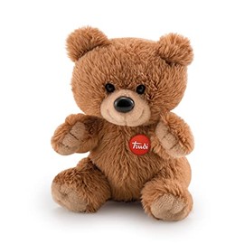 Trudi 51250 Sweet Collection Kleiner Teddy Bär ca. 8 cm, Größe XXS, Stofftier aus weichen Materialien, Plüschtier waschbar, Kuscheltier für Kinder & Babys, Braun