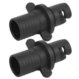 Halkey Roberts Valve Adapter,Adaptateur Pompe Air Track,Valves,Kayak Air Valve Connector Black Boat Valve Adapter Inflation Surfboard Accessory