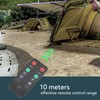 10400 mAh Camping Fan with LED Lantern, Waterproof USB Tent