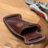 Tourbon Leather Garden Pruner Shears Sheath Scissors Holster Gardening Pouch