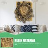 Veemoon Lightweight Lion Head Wall Decor Lion Head Wall Mount