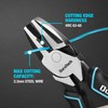 DURATECH 8" High Leverage Linemans Pliers, Cr-Ni Side Cutters, Linesman