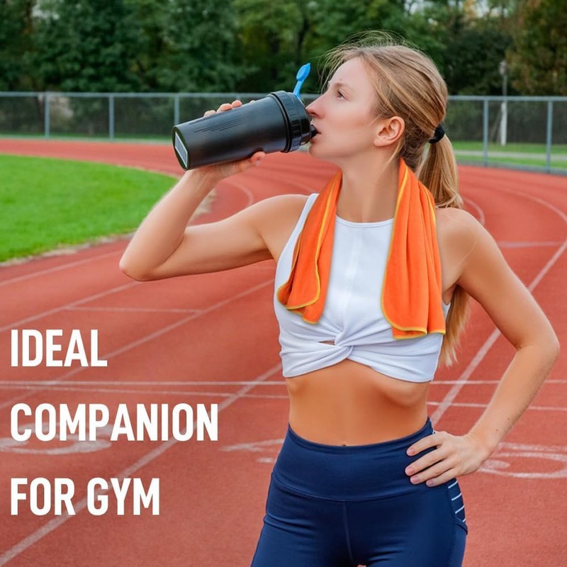 Sinland Multi-Purpose Microfiber Fast Drying Travel Gym Towels 3-Pack 16