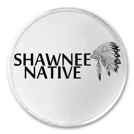 Unbranded Shawnee Native - 3" Sew / Iron On Patch American Indian Tribe Pride Born Raised