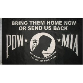 Trade Winds 3x5 POW MIA Powmia Bring Them Home Now or Send Us Back Flag 3'x5' House Banner Fade Resistant Premium