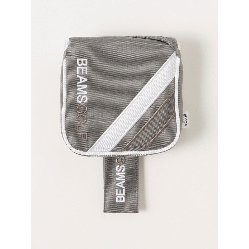 Beams Golf Double Line Putter Cover (Mallet), gray