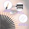 Aiyorse 100 Pack Disposable Eyeliner Brushs, Fine Point Applicator Makeup