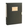 Anatch A4 Storage File Boxes Plastic Archives Cases with Lid,