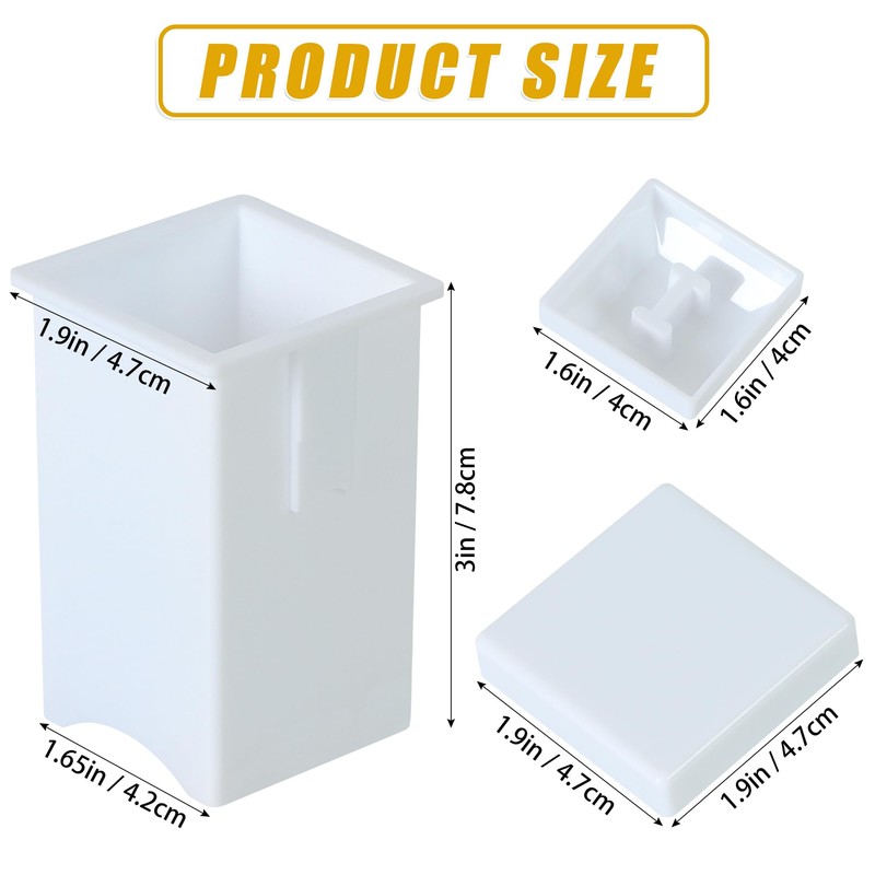 Atvkov 2 Pack Butter Spreader Corn Cob Holder, Plastic Butter