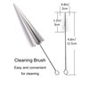 EUICAE Cream Horn Molds 5-inch Large Size Cream Horn Forms