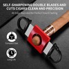 CIGARLOONG Cigar Cutter Durable and Smooth Stainless Steel Sharp Blade