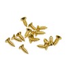 Rrina 1150Pcs M2 M3 Gold Plate Carbon Steel Small Screws