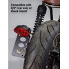 Sparkmods 3/4'' Motorcycle Side Mount Tail Light with License Plate