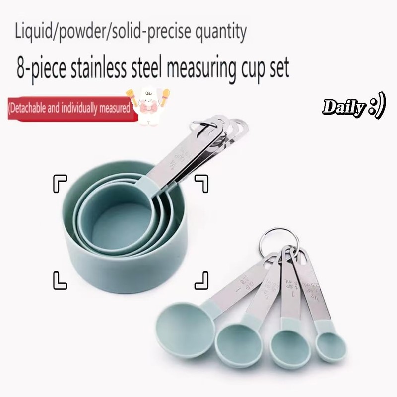Double-scale Measuring Cup & Spoon Set