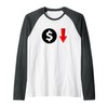 Dollar Devaluation - Economic Truth Awareness Raglan Baseball Tee