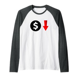 Dollar Devaluation - Economic Truth Awareness Raglan Baseball Tee
