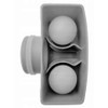 AQUA HEATING Ball Syphon NBR Double Wing Seal 36-38mm Grey