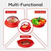 2 in 1 Microwave Splatter Cover for Food with Anti-scald