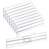 Adjustable Clear Drawer Dividers for Clothing and Utensils – Expandable