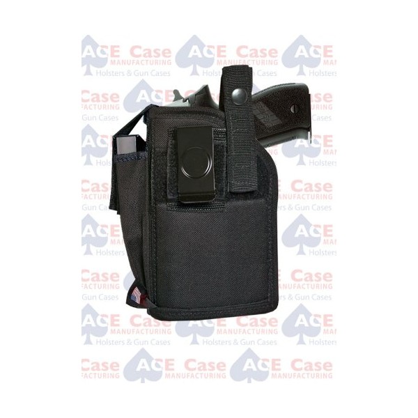 Ace Case FITS Gun with Laser Side Holster Glock 17, 19, 21, 22, 23, 25, 31, 32, 33, 38